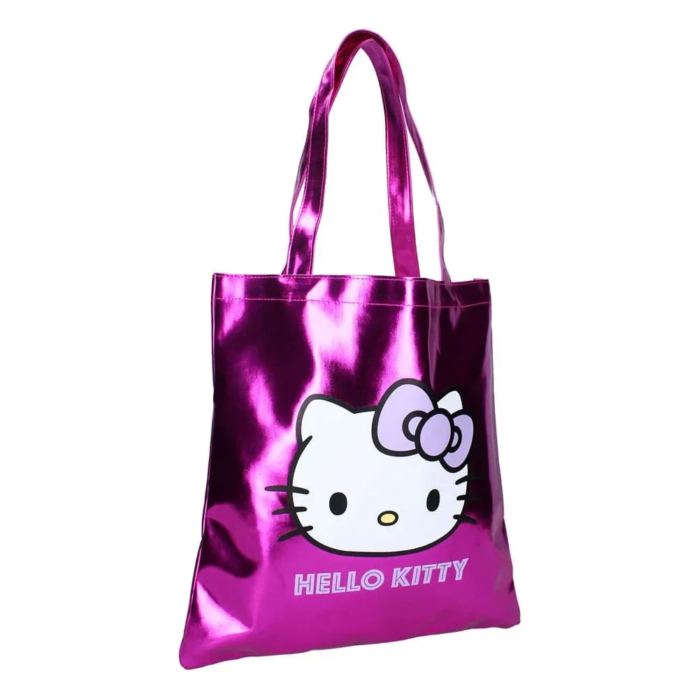 Hello Kitty Metallic Tote Bag - Stilren och Trendig Vadobag