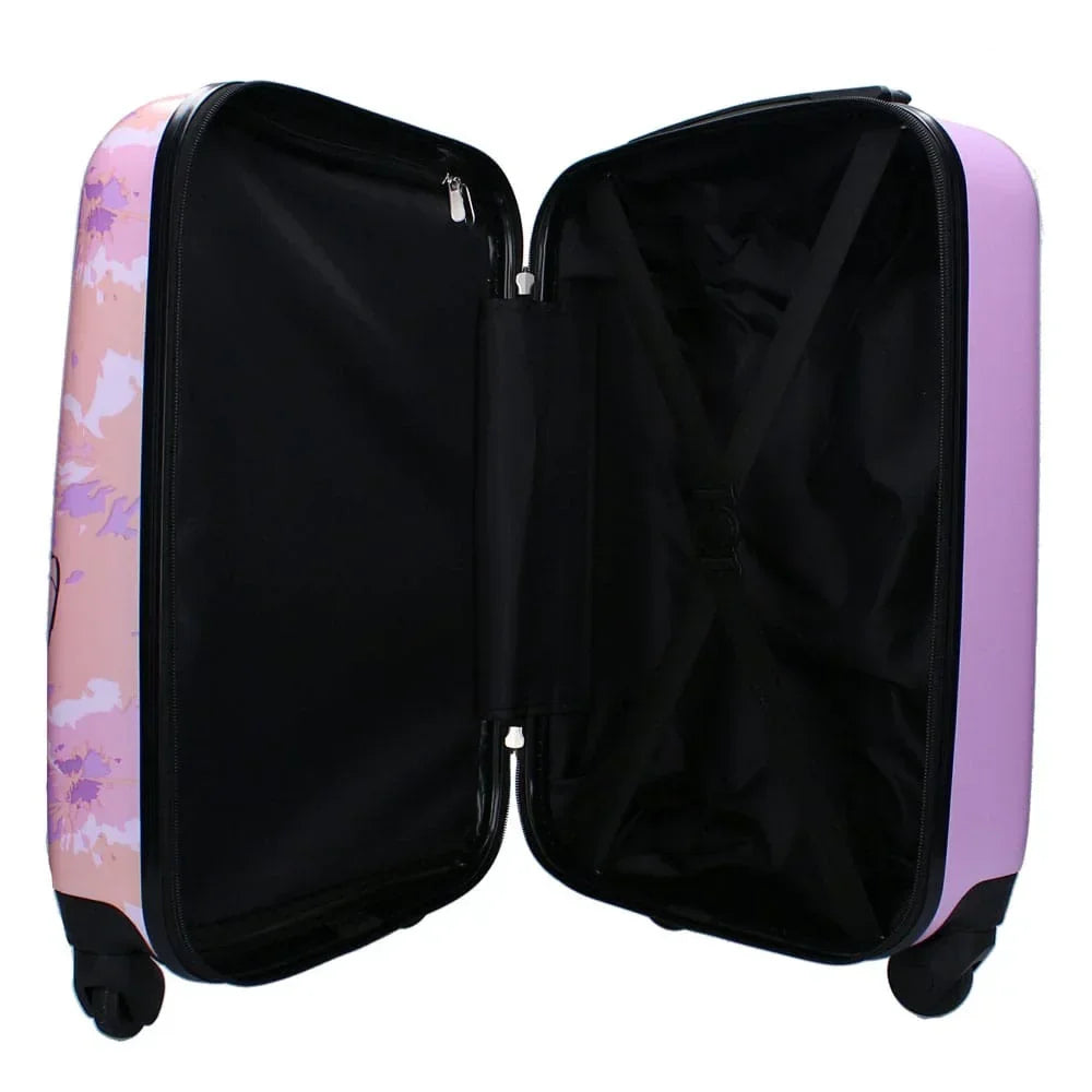 Lilo & Stitch Ryggsäck med Hjul Suitcase Ohana Forever pink 46 cm Vadobag