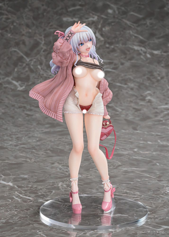 Original Character PVC Figur 1/6 Shion Passion Pink Illustration av Michiking - 27 cm Vibrastar