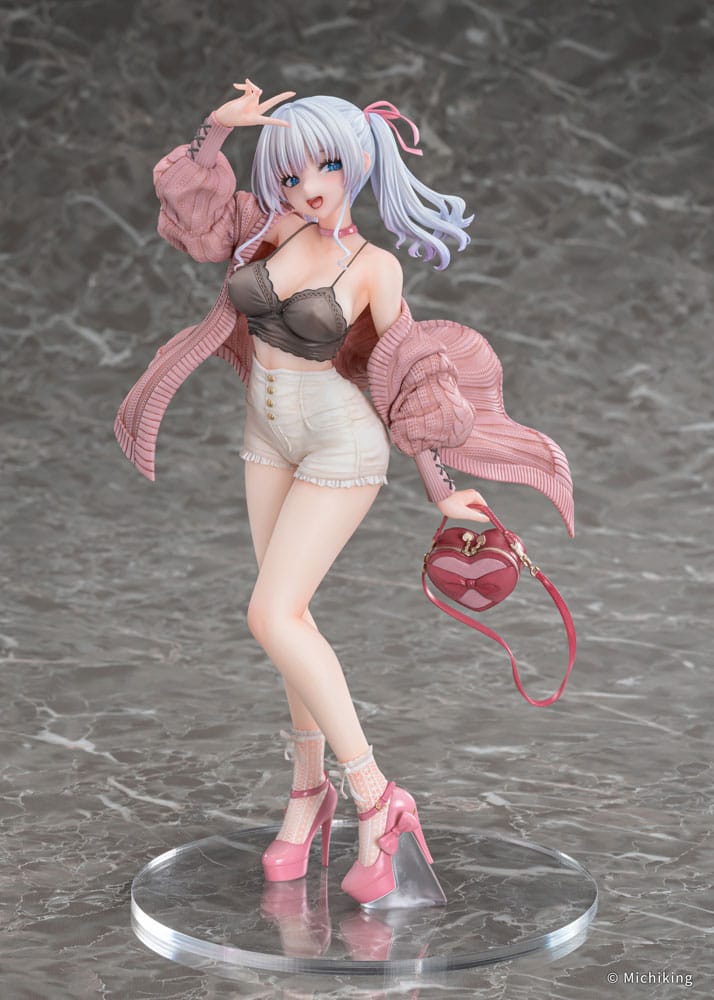 Original Character PVC Figur 1/6 Shion Passion Pink Illustration av Michiking - 27 cm Vibrastar