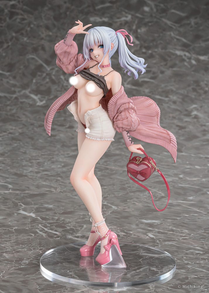 Original Character PVC Figur 1/6 Shion Passion Pink Illustration av Michiking - 27 cm Vibrastar