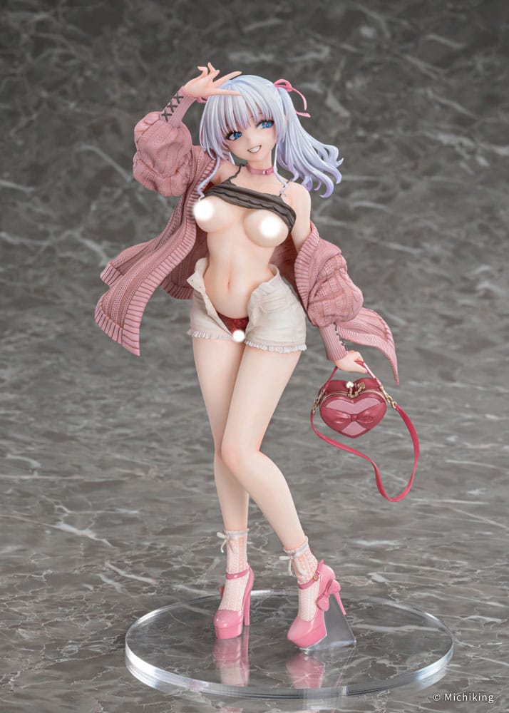 Original Character PVC Figur 1/6 Shion Passion Pink Illustration av Michiking - 27 cm Vibrastar