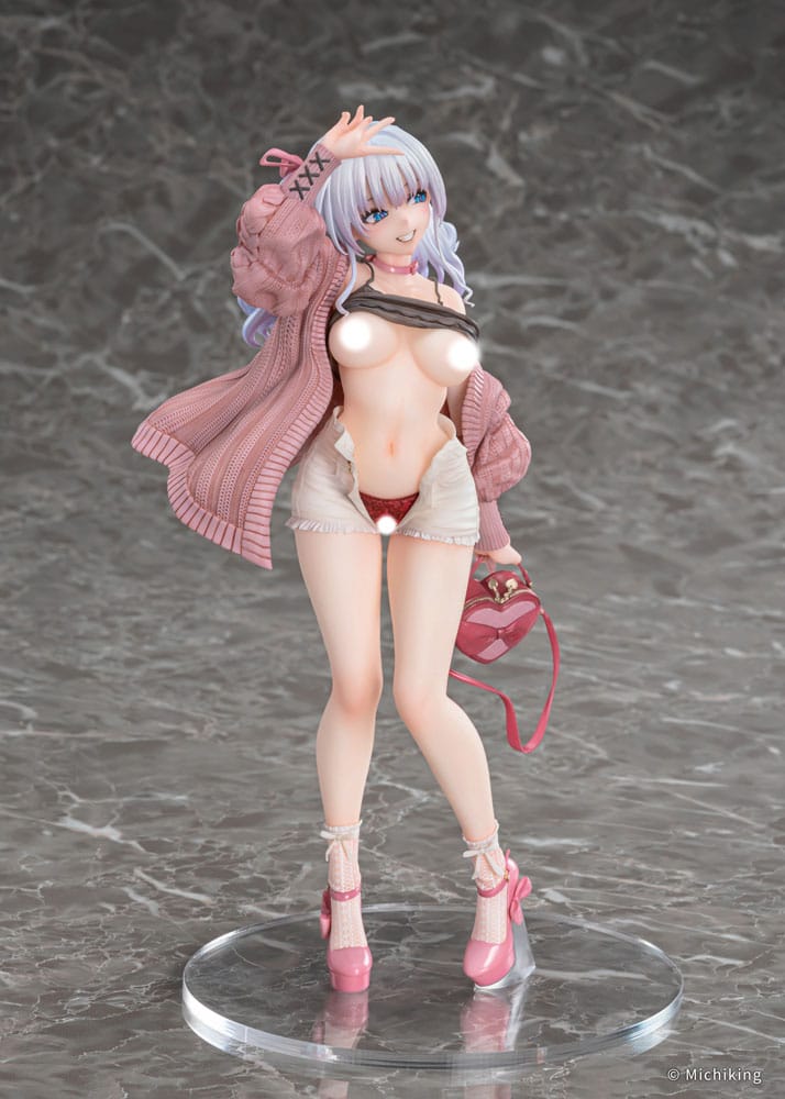 Original Character PVC Figur 1/6 Shion Passion Pink Illustration av Michiking - 27 cm Vibrastar