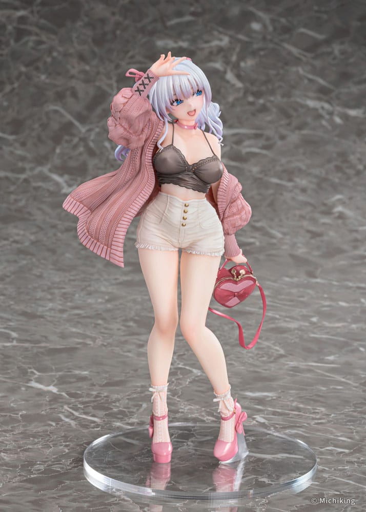 Original Character PVC Figur 1/6 Shion Passion Pink Illustration av Michiking - 27 cm Vibrastar