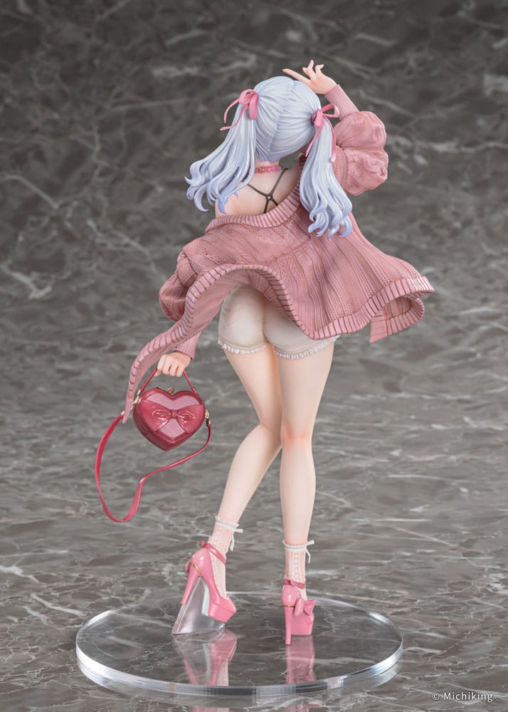 Original Character PVC Figur 1/6 Shion Passion Pink Illustration av Michiking - 27 cm Vibrastar