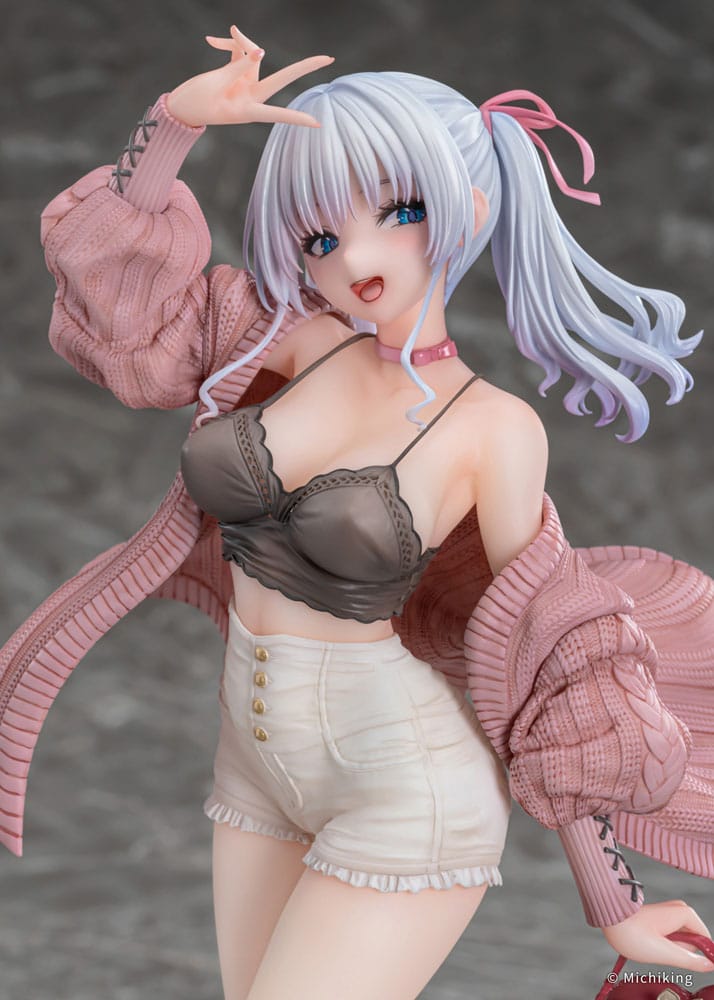 Original Character PVC Figur 1/6 Shion Passion Pink Illustration av Michiking - 27 cm Vibrastar