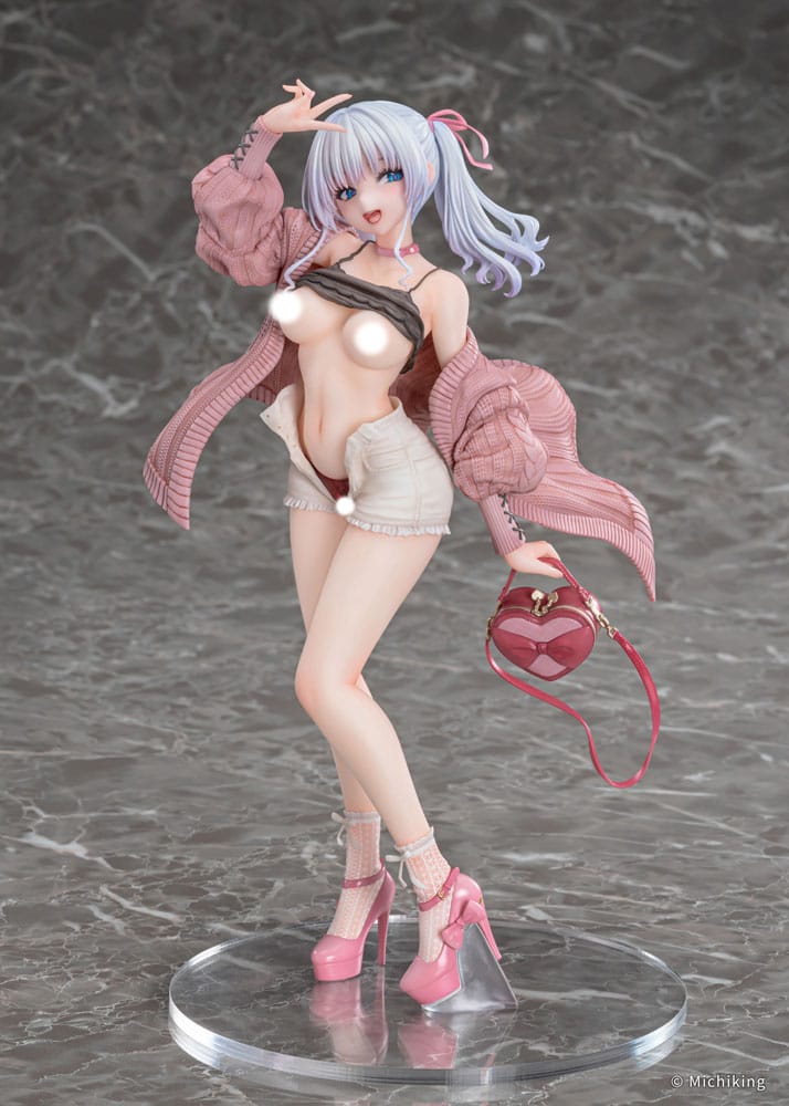 Original Character PVC Figur 1/6 Shion Passion Pink Illustration av Michiking - 27 cm Vibrastar