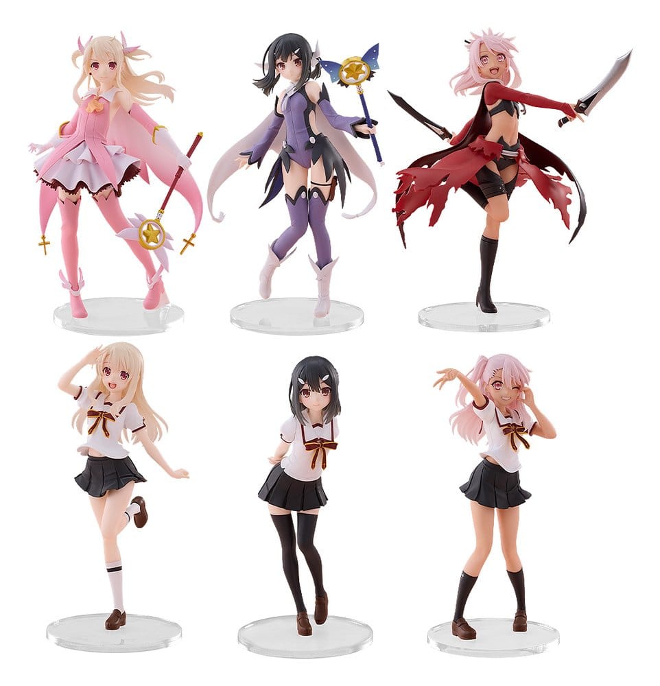 Fate/kaleid liner Prisma Illya CHILLfigg Miniatyrfigurer Blindbox Sortiment (6)