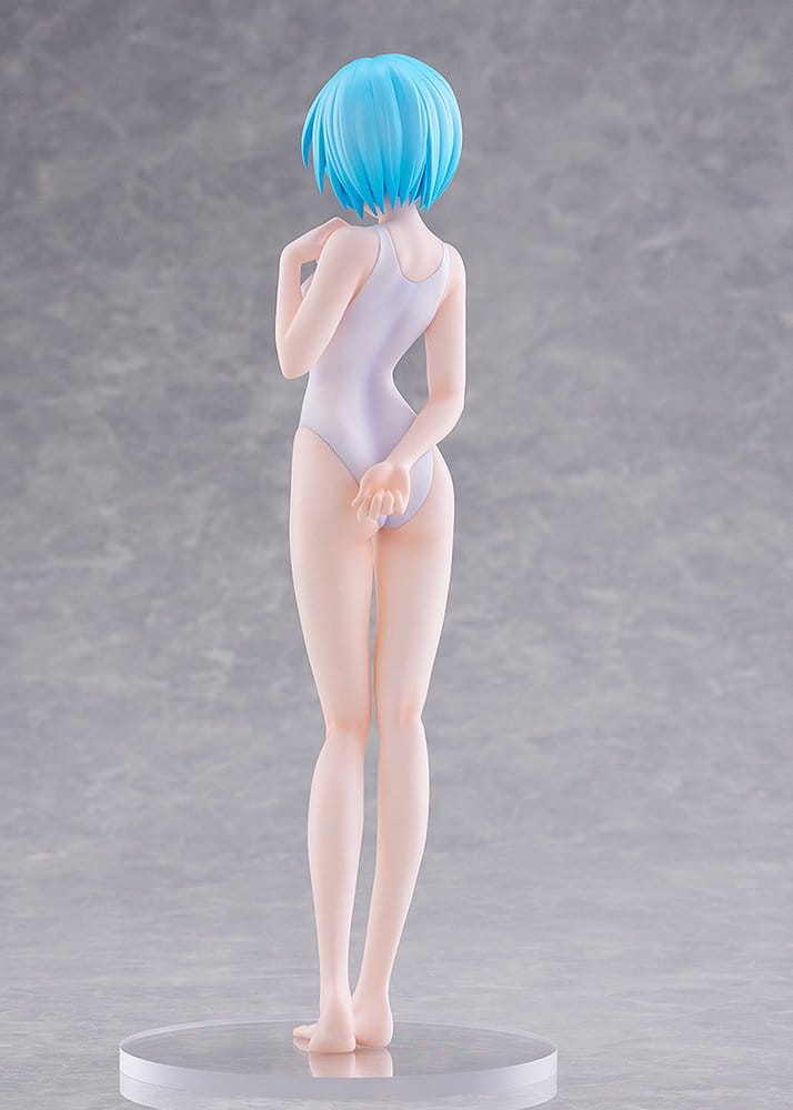 Rebuild of Evangelion Pop Up Parade Beach Queens Rei Ayanami (One-Piece Stil) L Storlek 22 cm