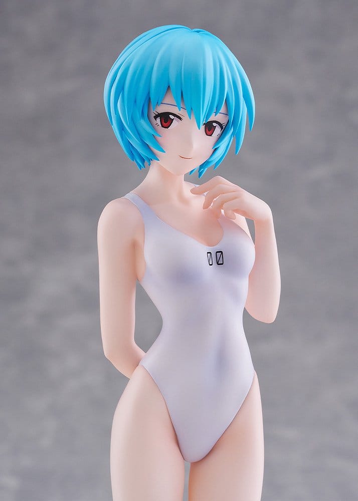 Rebuild of Evangelion Pop Up Parade Beach Queens Rei Ayanami (One-Piece Stil) L Storlek 22 cm