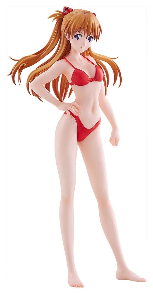 Rebuild of Evangelion Pop Up Parade Beach Queens Asuka Shikinami Langley (Bikini-stil) Storlek L 23 cm