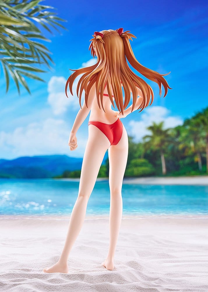 Rebuild of Evangelion Pop Up Parade Beach Queens Asuka Shikinami Langley (Bikini-stil) Storlek L 23 cm