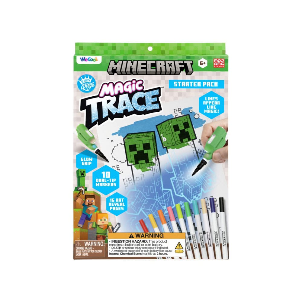 Minecraft Osynliga Pennor - Magic Trace Startpaket och Refills Paladone Products