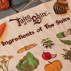 Lord of the Rings Tea Towel The Ingredients of The Shire (Tales of the Shire (2025)) 69 cm