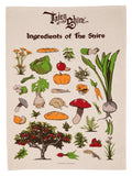 Lord of the Rings Tea Towel The Ingredients of The Shire (Tales of the Shire (2025)) 69 cm