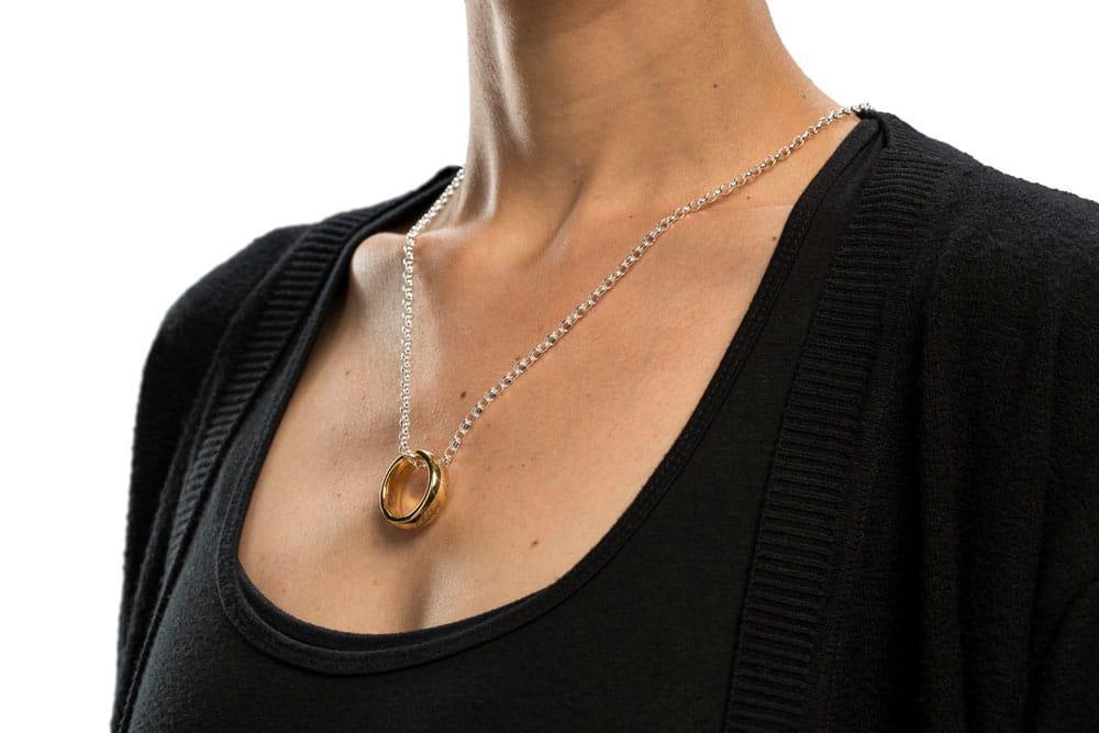 Lord of the Rings Tungsten Ring The One Ring (Guldpläterad) Stl 7 Weta Workshop