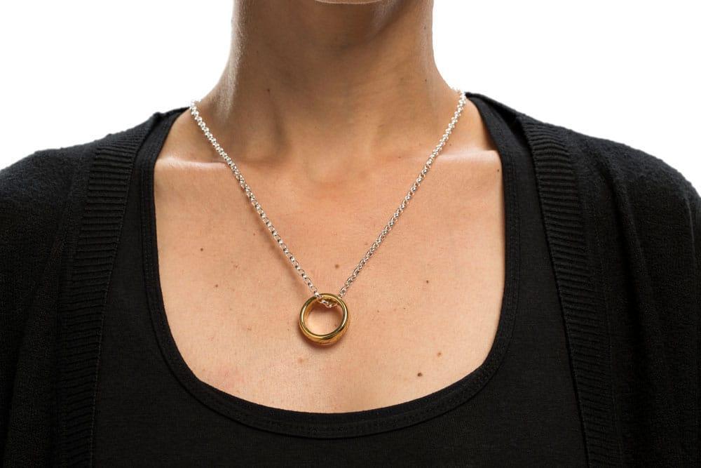 Lord of the Rings Tungsten Ring The One Ring (Guldpläterad) Stl 7 Weta Workshop