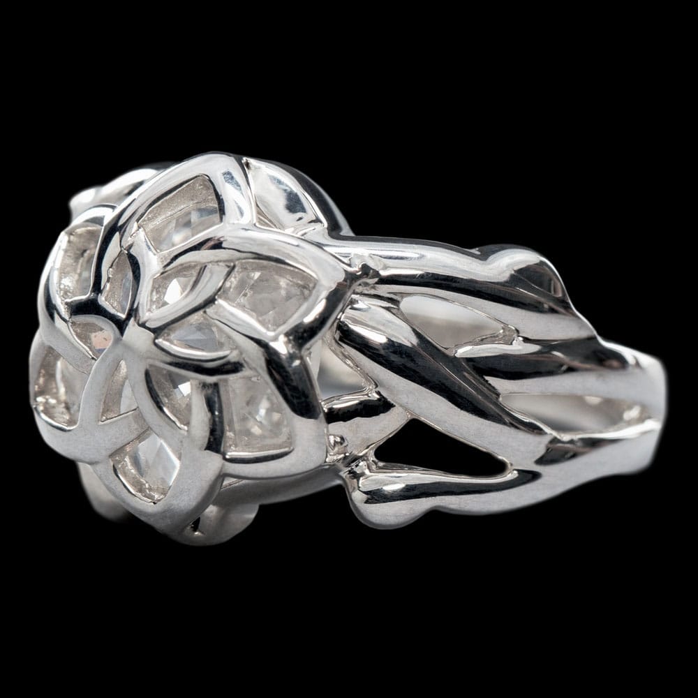 Lord of the Rings Nenya - Ringen av Galadriel (Sterling Silver) Storlek 7.25 Weta Workshop