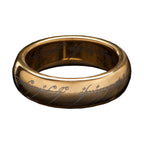 Lord of the Rings Tungsten Ring The One Ring (gold-plated) Size 13