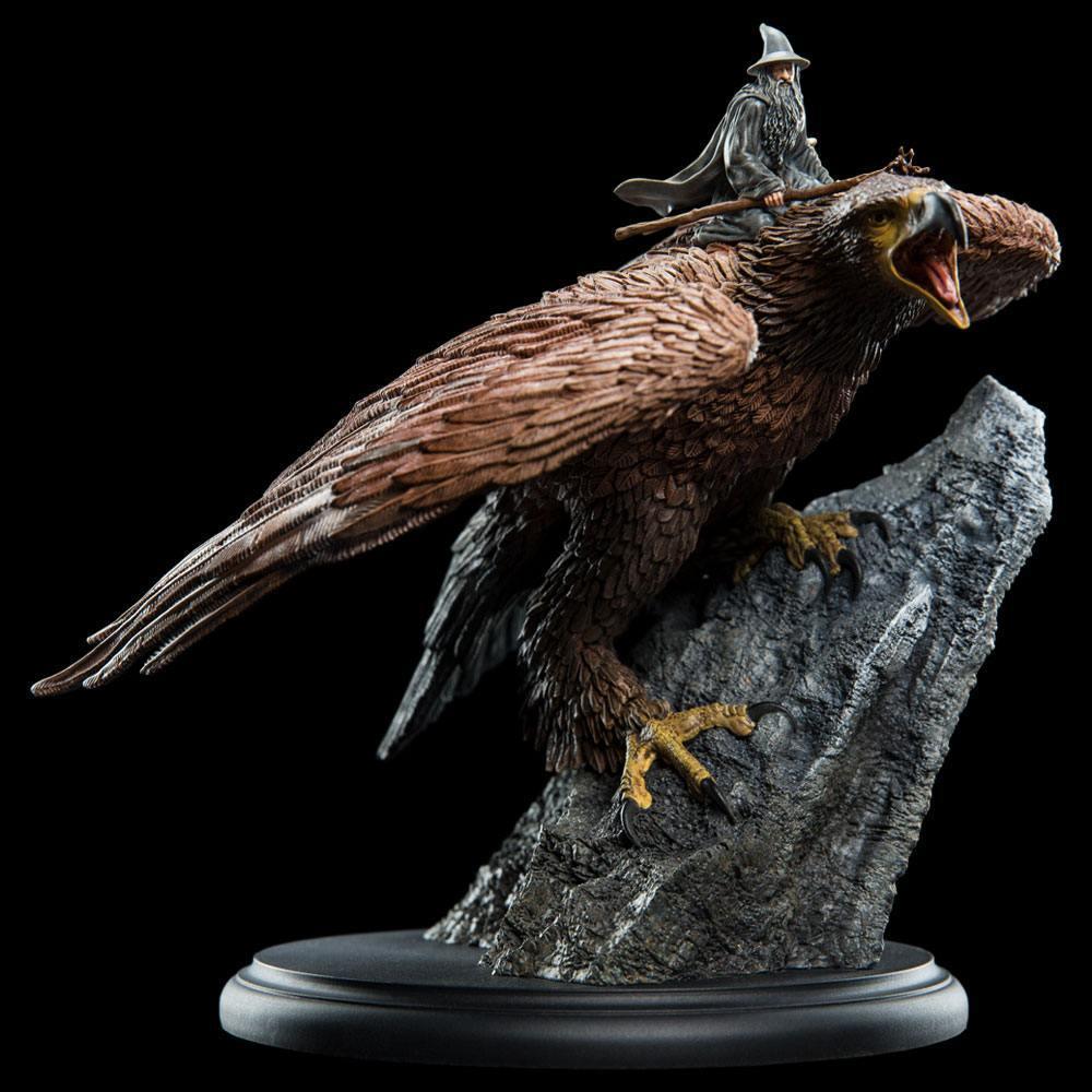 Lord of the Rings Staty Gandalf på Gwaihir 15 cm Weta Workshop