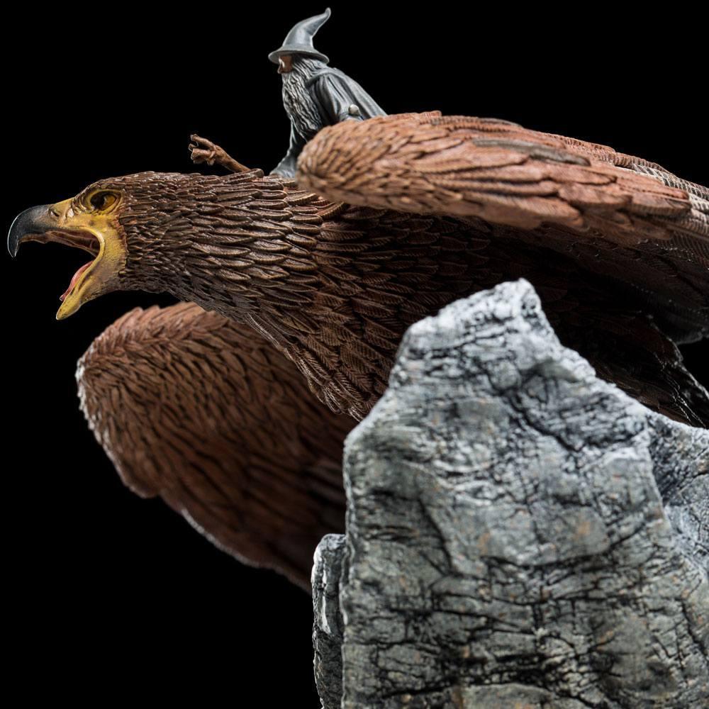 Lord of the Rings Staty Gandalf på Gwaihir 15 cm Weta Workshop