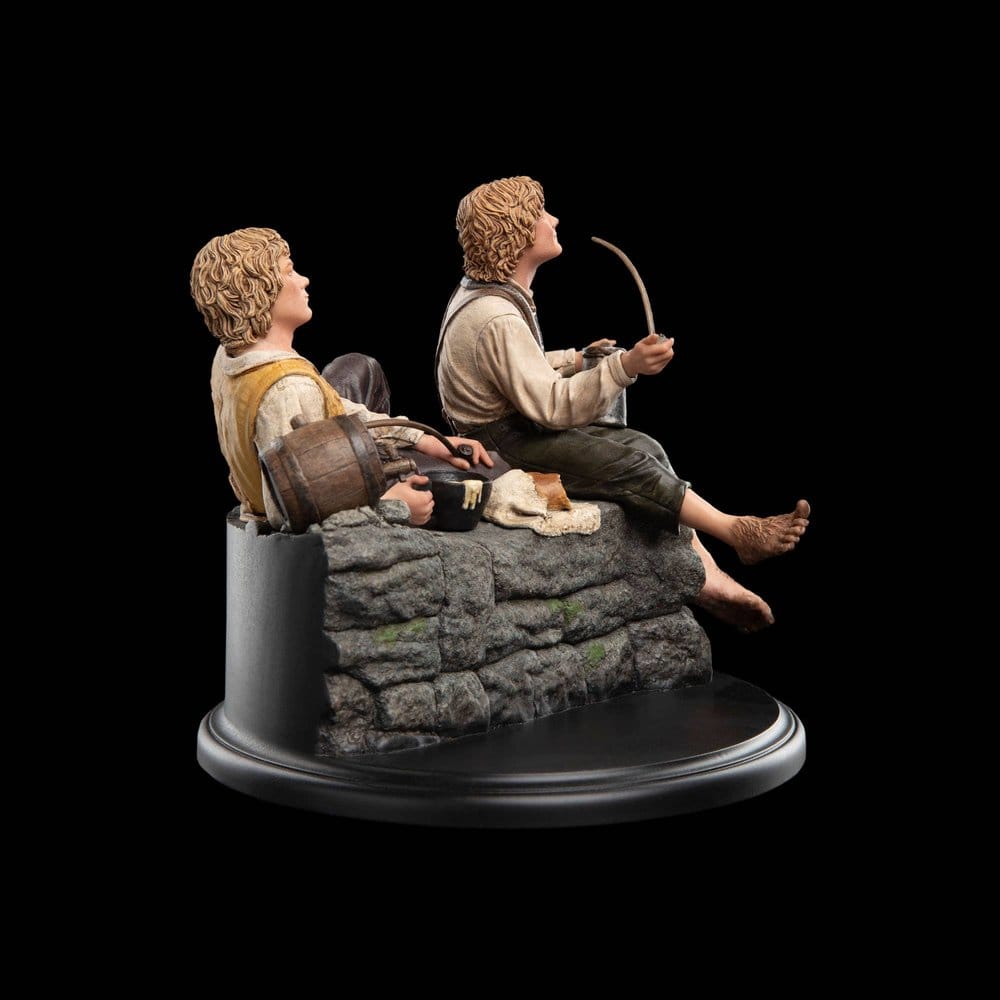 Sagan om Ringen Miniatyrfigur Merry och Pippin 12 cm