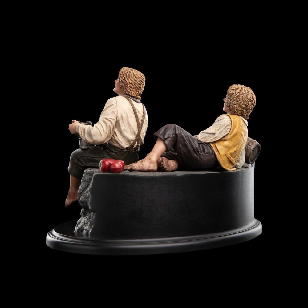 Sagan om Ringen Miniatyrfigur Merry och Pippin 12 cm