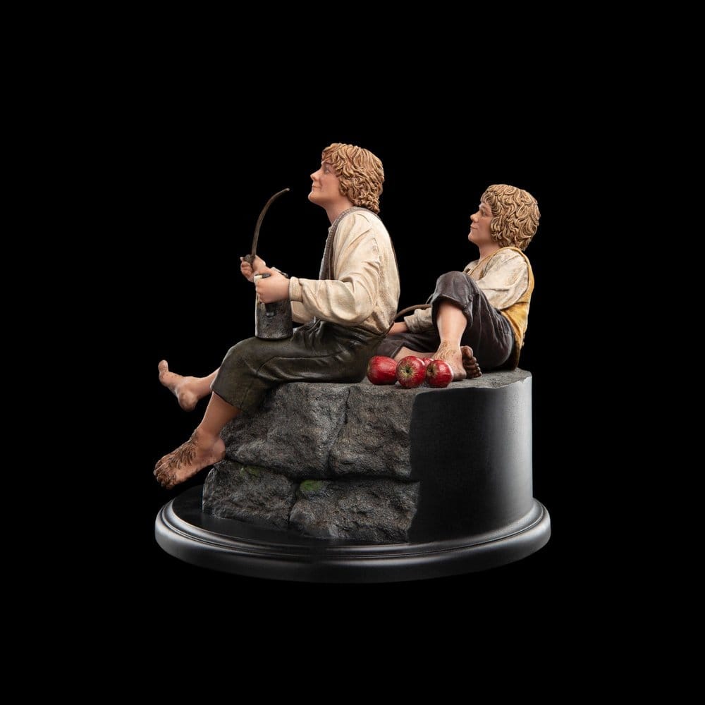 Sagan om Ringen Miniatyrfigur Merry och Pippin 12 cm