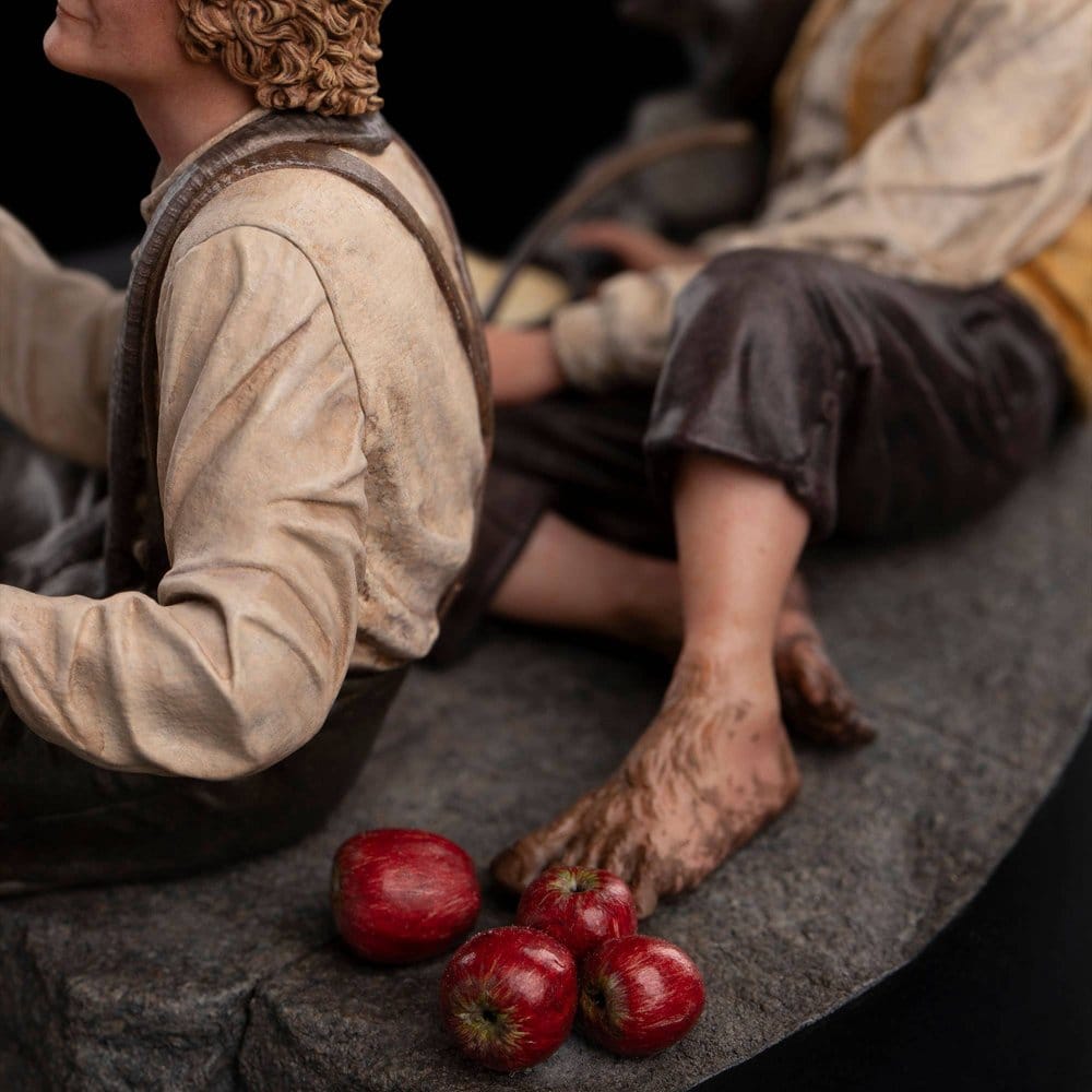 Sagan om Ringen Miniatyrfigur Merry och Pippin 12 cm