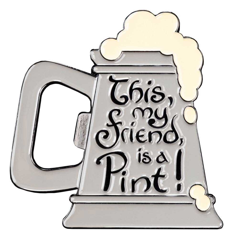 Lord of the Rings-magnet: Det här, min vän, är en pint! (emaljerad) 7 cm