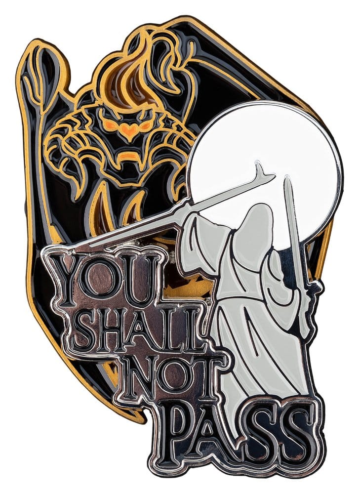 The Lord of the Rings Collector's Pins 2-pack You Shall Not Pass 8 cm