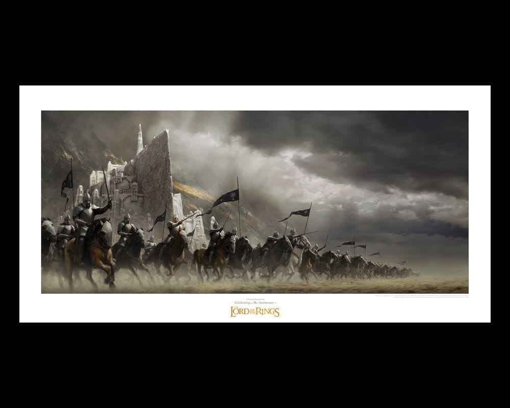 Lord of the Rings Konsttryck Faramirs Anfall 59 x 30 cm
