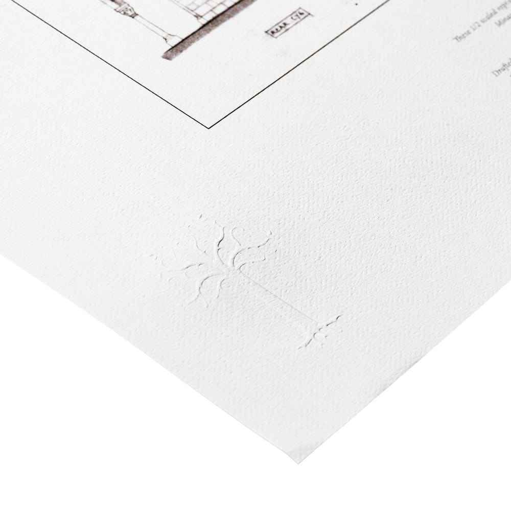 Lord of the Rings Blåkopi Konsttryck The Courtyard of Minas Tirith 59 x 42 cm