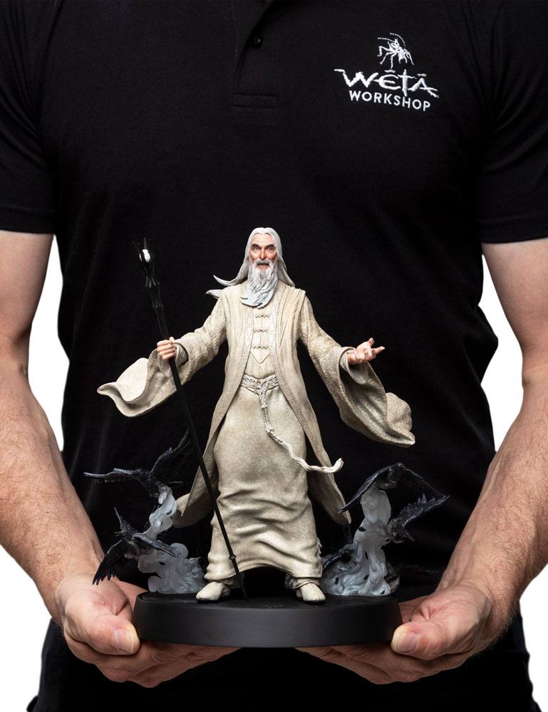 Saruman the White PVC Figur från Sagan om Ringen - 26 cm Weta Workshop
