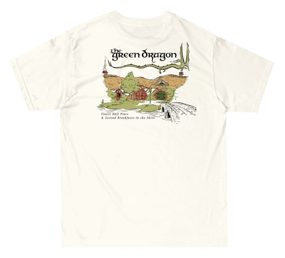 The Lord of the Rings T-Shirt Green Dragon Inn / Cream S