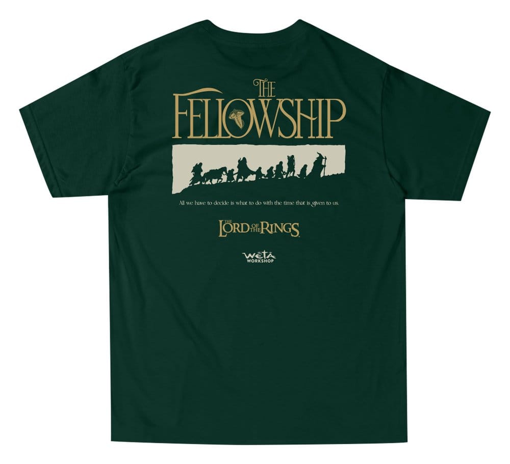 The Lord of the Rings T-Shirt The Fellowship / Green M