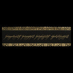 The Lord of the Rings Leather Bookmark – The One Ring Inscription