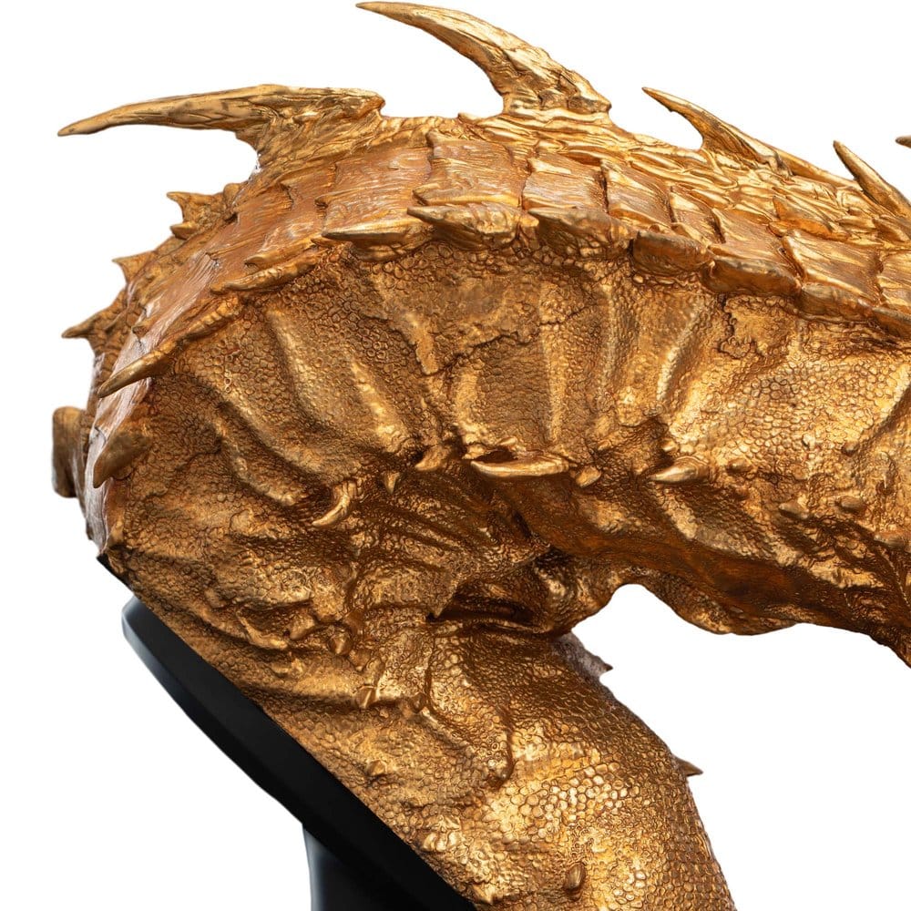 Hobbiten huvudstaty Smaug the Golden 36 cm