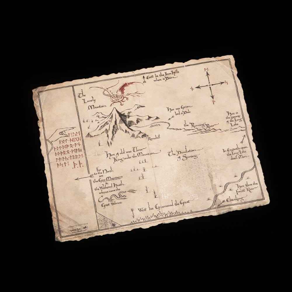 Konsttryck från Sagan om Ringen - Thorins Karta 40 x 30 cm