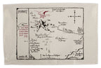 The Hobbit Tea Towel Thorin's Map 72 cm