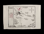 The Hobbit Tea Towel Thorins Map 72 cm