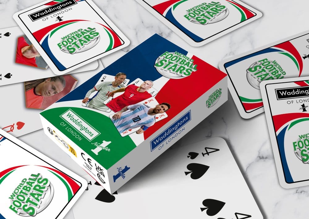 Världens Fotbollsstjärnor Spelkort Nr 1 *Engelsk Version*
