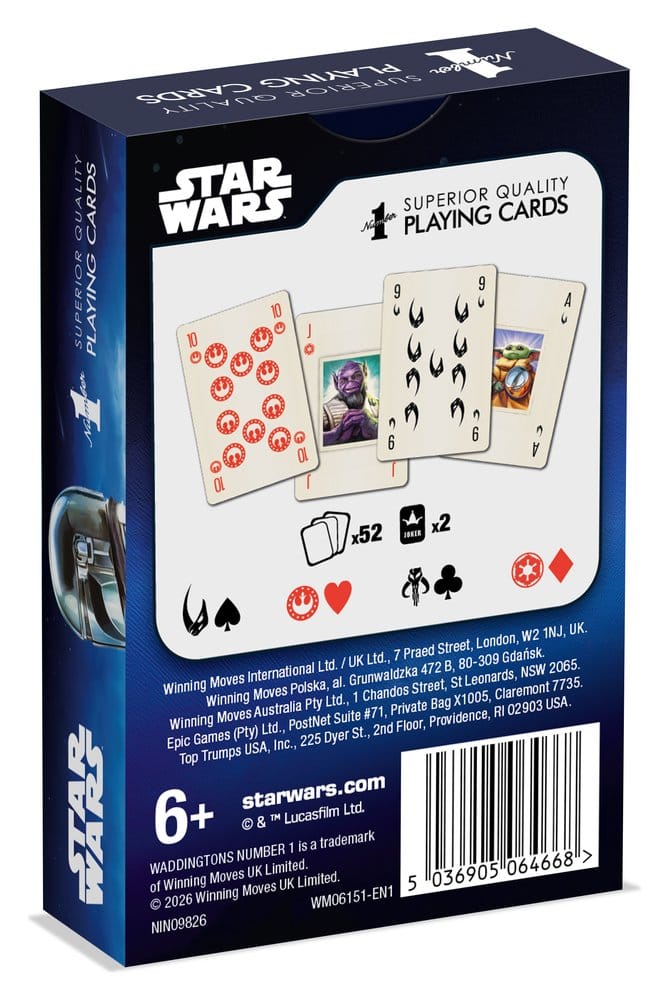 Star Wars Spelkort The Mandalorian och Grogu – Engelsk version