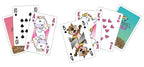 Chubby Unicorn Nummer 1 Spelkort Set - Rommé, Bridge, Canasta Winning Moves