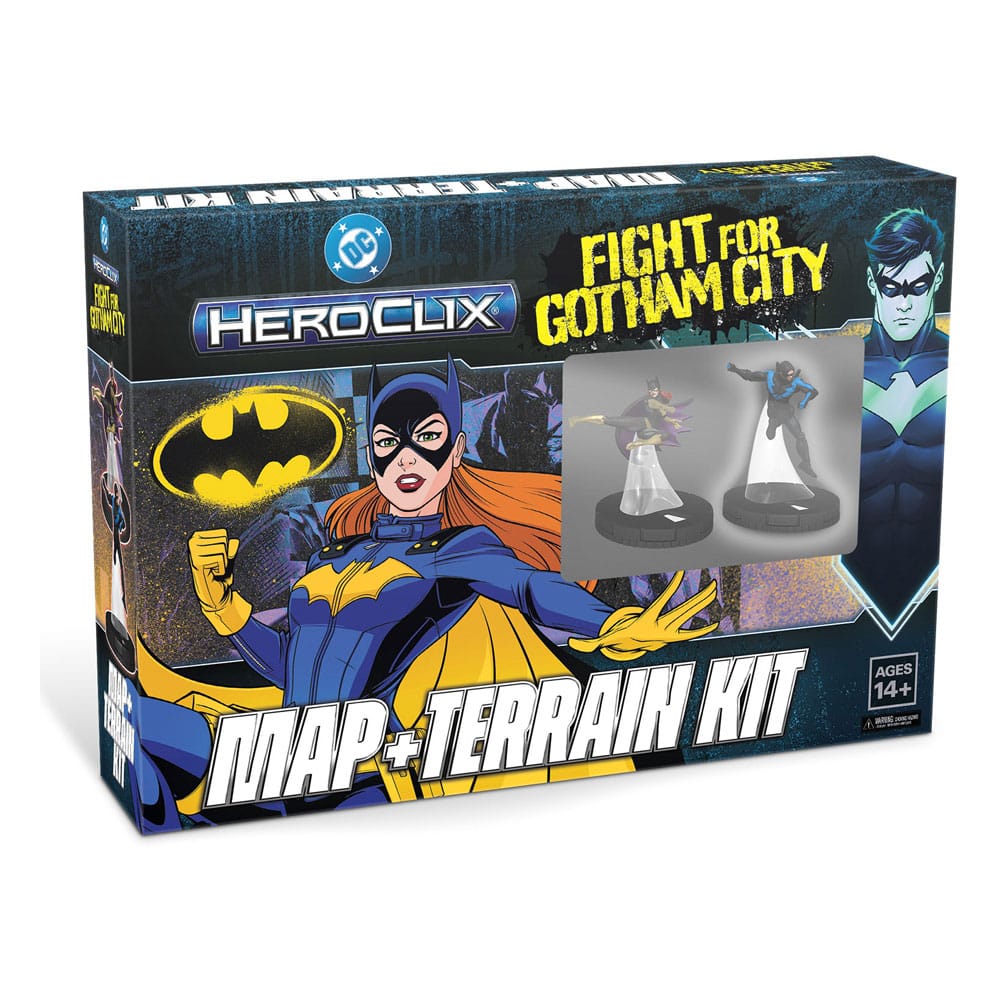 DC Comics HeroClix: Fight for Gotham City Map and Terrain Kit Wizkids