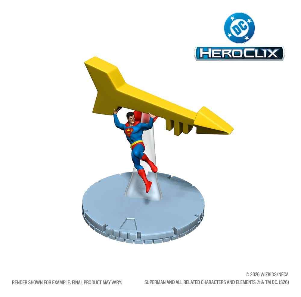 DC Comics Wizkids HeroClix Iconix Mini Figur Fästningen i Isolering Vol 1 13 cm