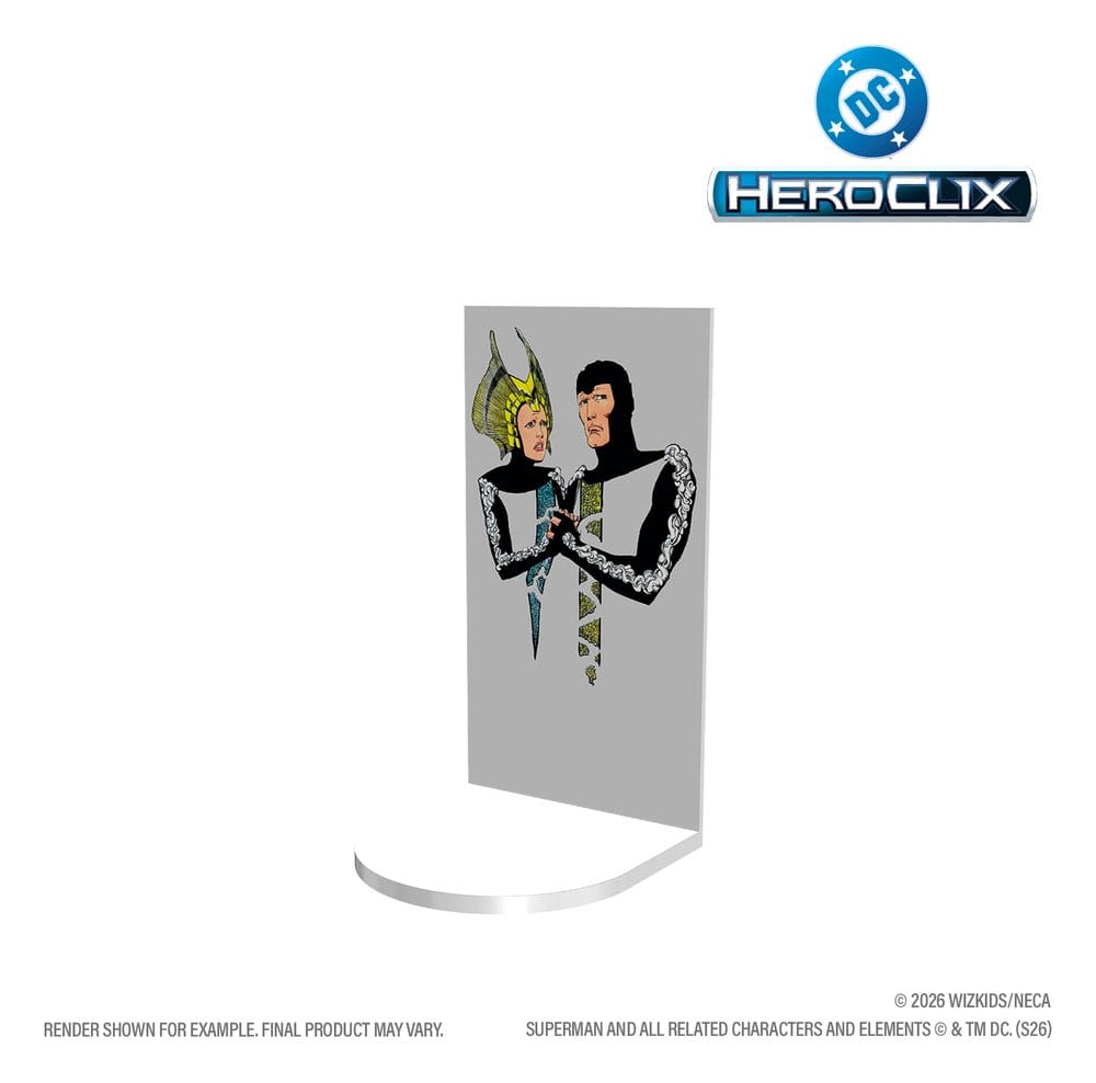 DC Comics Wizkids HeroClix Iconix Mini Figur Fästningen i Isolering Vol 1 13 cm