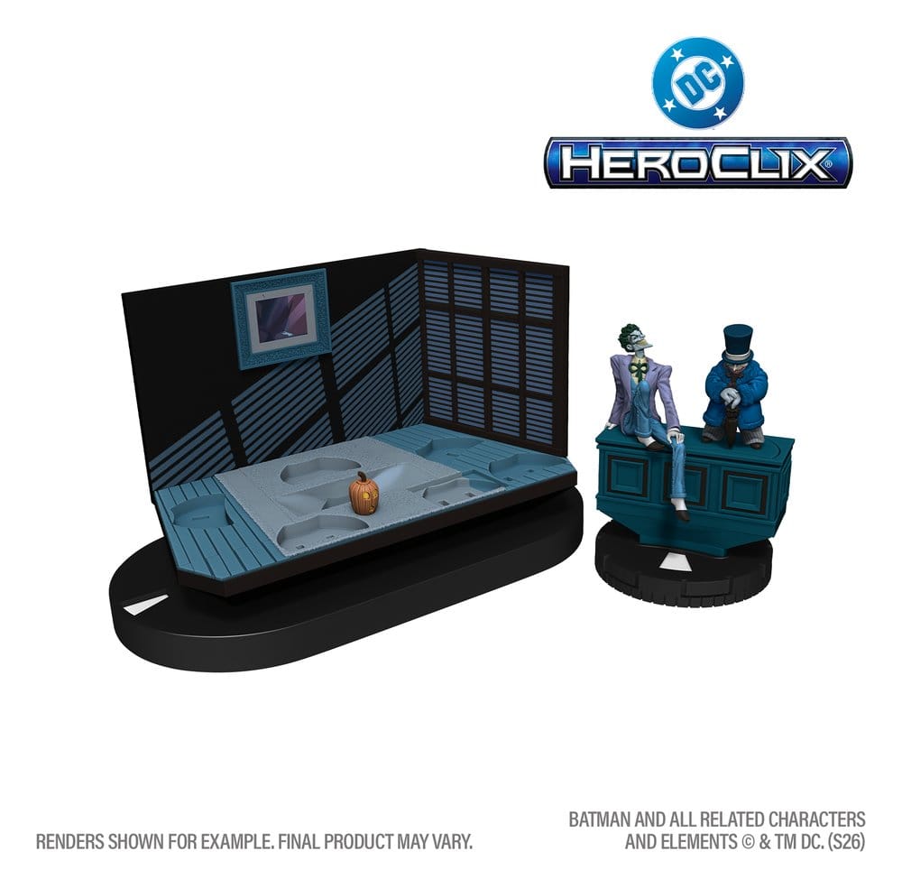 DC HeroClix SwitchClix Minifigures with Base The Long Halloween Team Base 23 cm