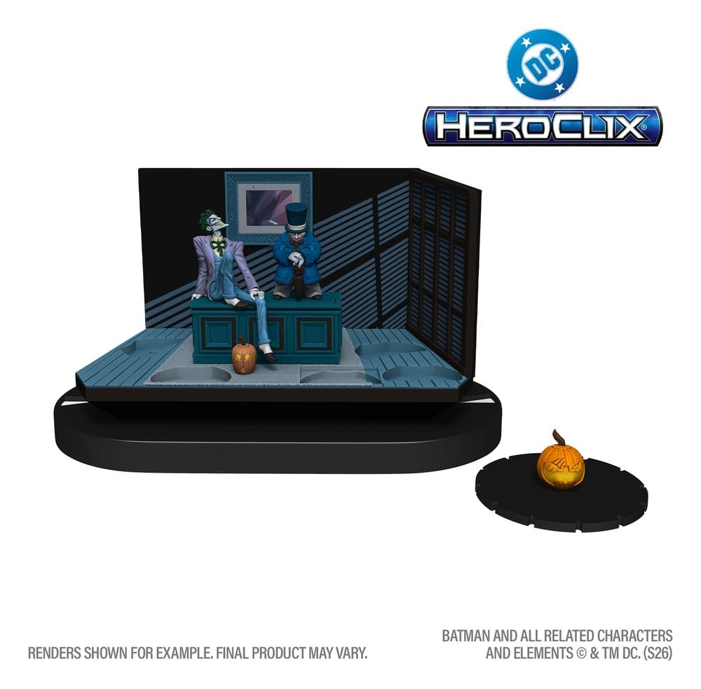 DC HeroClix SwitchClix Minifigures with Base The Long Halloween Team Base 23 cm