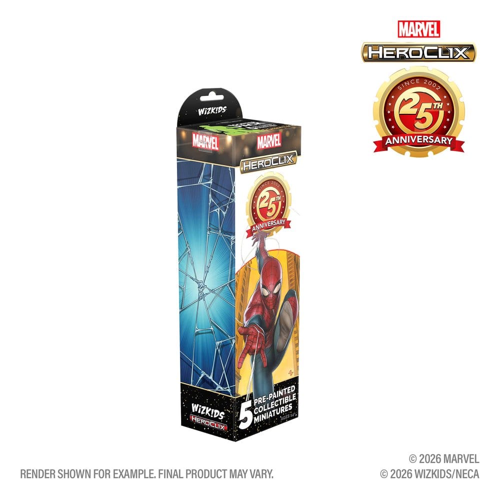 Marvel HeroClix: Booster Brick för 25-årsjubileum (12 påsar)